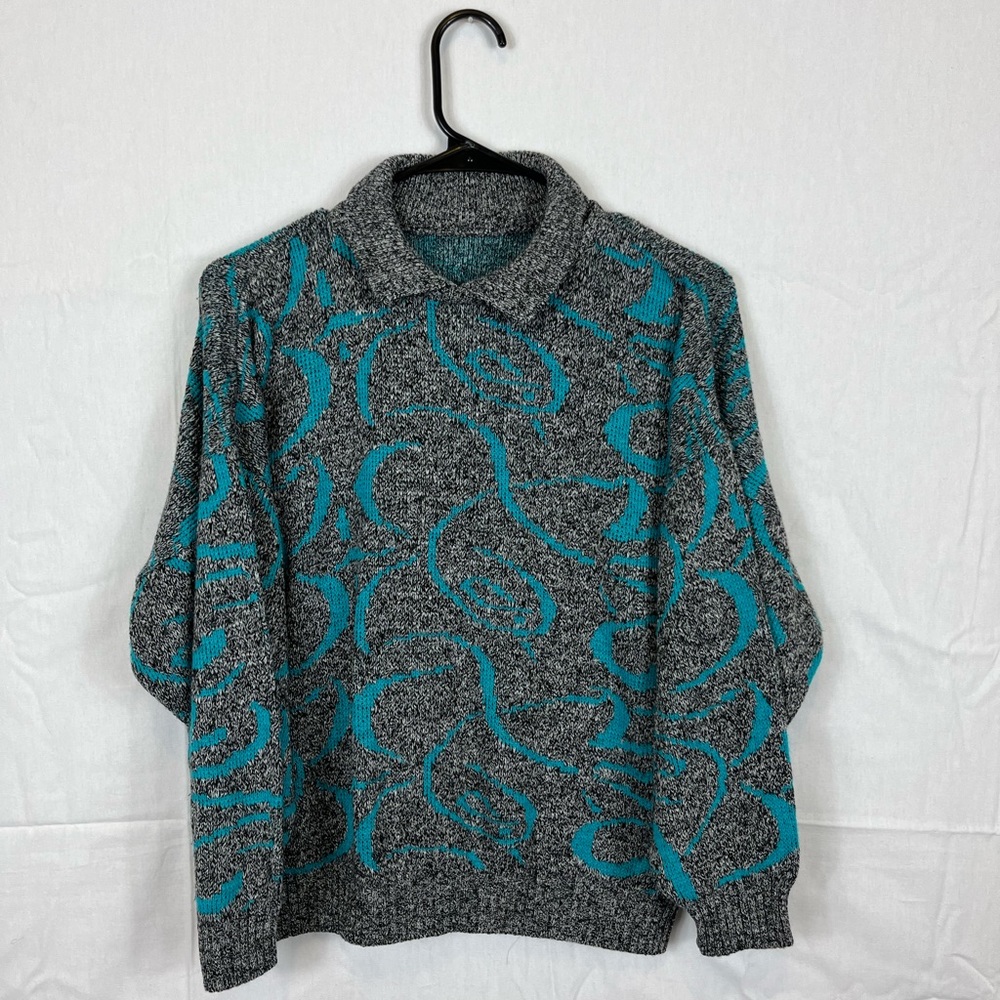 Vintage Funky‎ Collared Sweater Sz M